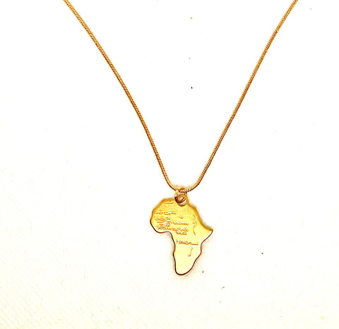 Africa Charm Necklace